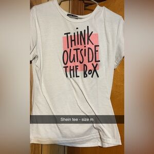 Shein Graphic Tee - Size M
